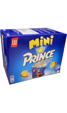 Biscuits Prince sablé mini 4×40 grs